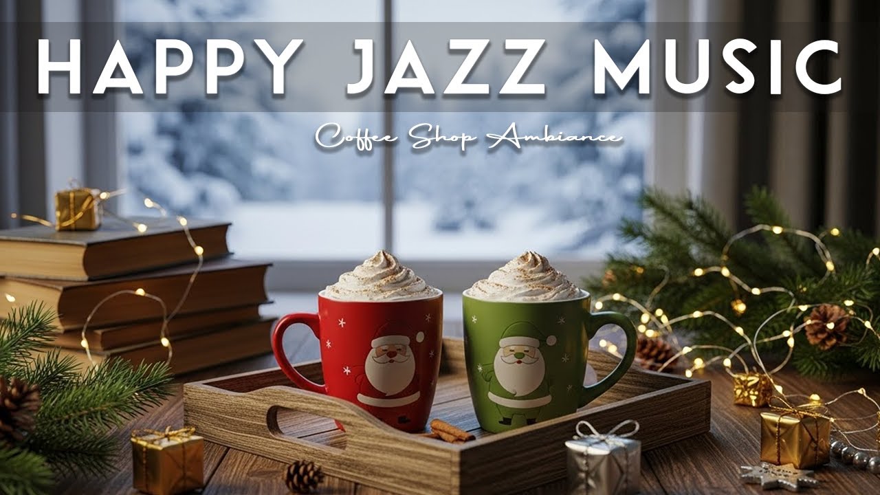 Happy Jazz Music ☕ Coffee Shop Ambiance & Smooth Jazz Cafe Music for Studying'
