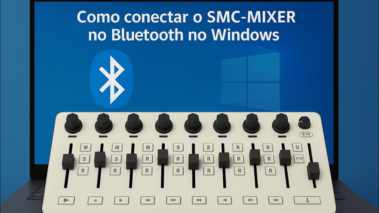 como conectar o SMC- MIXER no bluetooth no Windows 