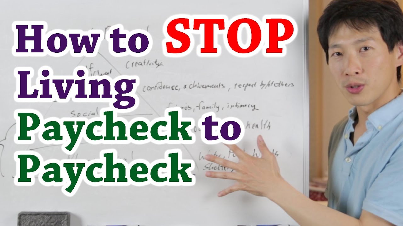 How to Stop Living Paycheck to Paycheck