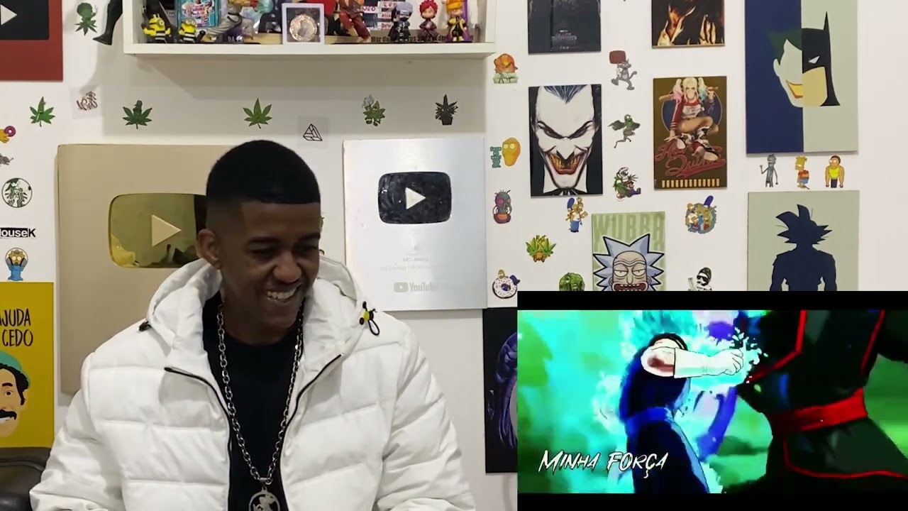 Jhony REACT - ULTRA VEGETTO ( Dragon Ball )- Mhrap Feat. Ptkzin ( Prod. Sidney Scaccio )