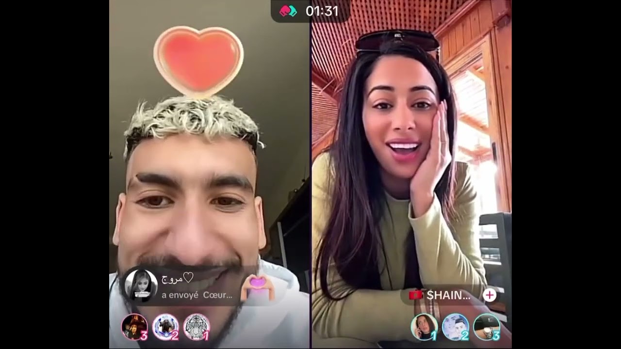كمال الجزائري لايف مع مغربية 🥰 لايف اسطوري 😂
