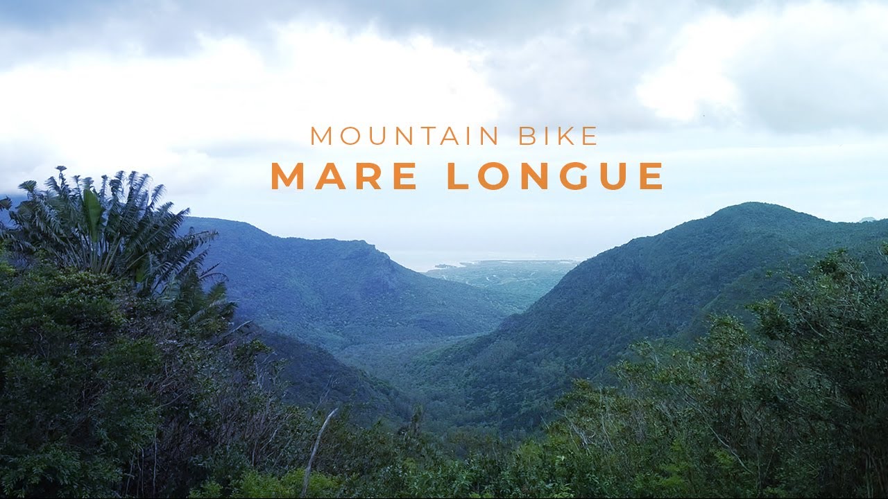Mtb in one of the most beautiful trail in Mauritius, Mare Longue.
