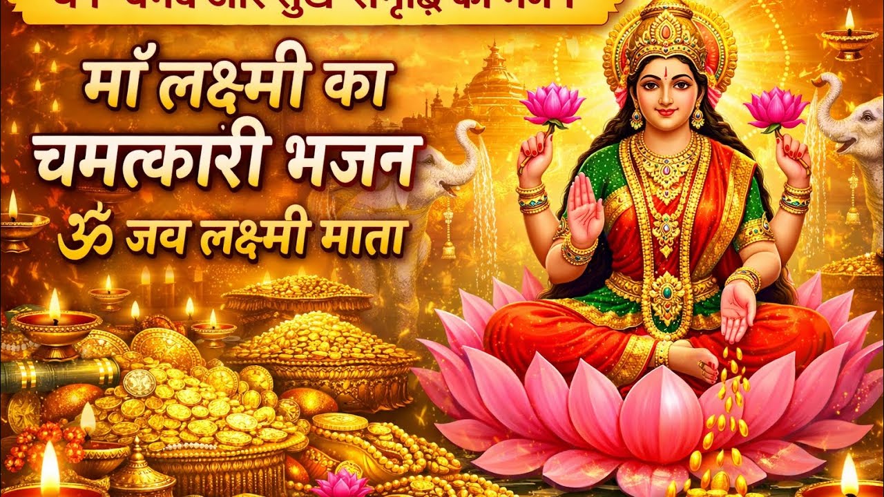 यह भजन सुनते ही बदलेगा भाग्य | ॐ जय लक्ष्मी माता | Lakshmi Bhajan#devotional #shortvideo 