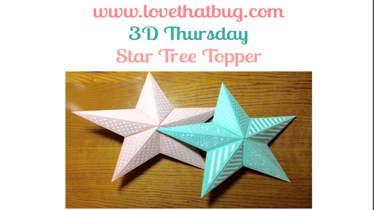 Cricut Explore Star Tree Topper