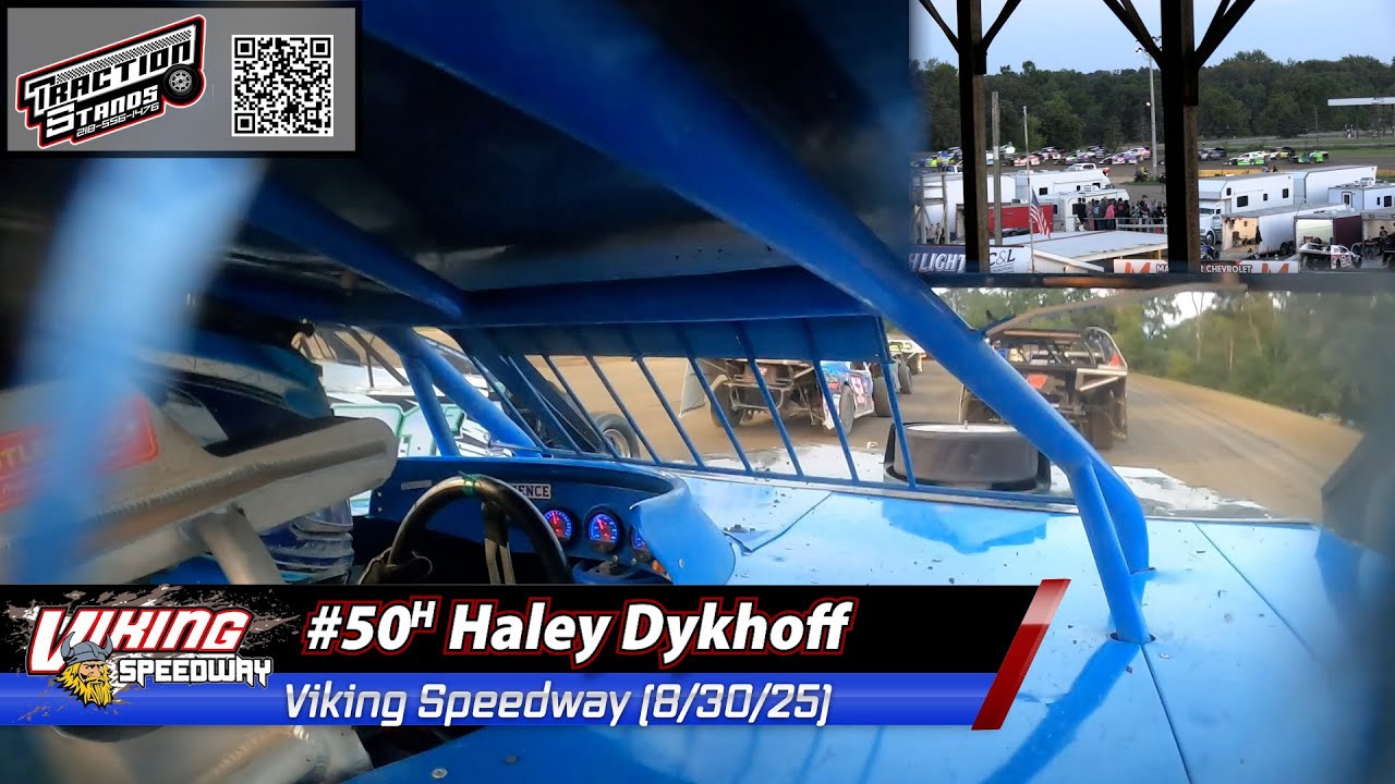 #50H Haley Dykhoff WISSOTA Midwest Modified On-Board @ Viking (8/30/25)