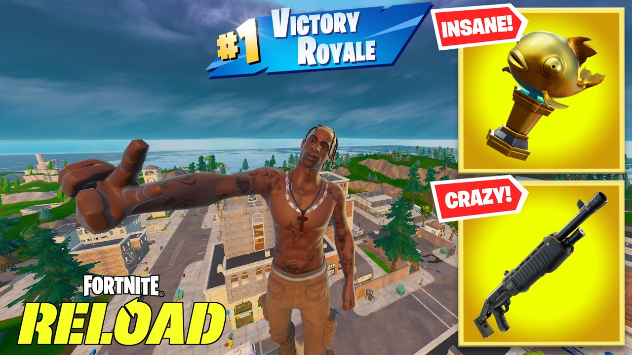 RARE TRAVIS SCOTT SKIN! | Fortnite Reload | High Kill Gameplay | Controller