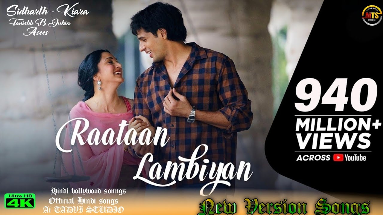 Raataan Lambiyan Reimagined AI Cover | Jubin Nautiyal Song | AI Tadvi Studio