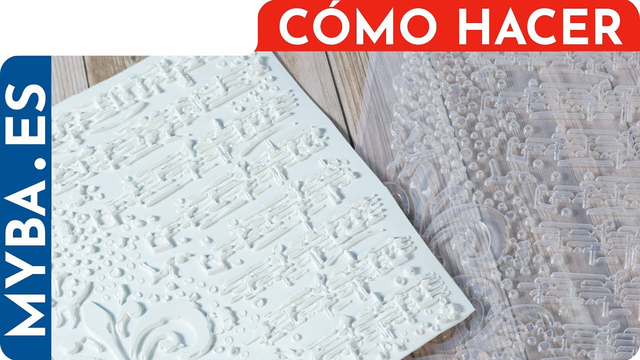 C&oacute;mo hacer l&aacute;minas con textura flexibles con Cream Paste de Stamperia.