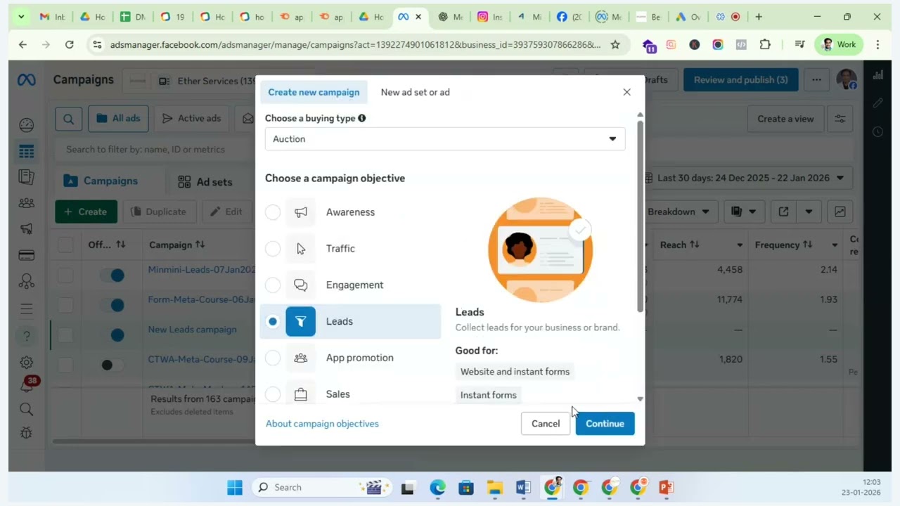 Meta Ads Class 5 | Creating Facebook & Instagram Ads Step-by-Step | Appin Technology