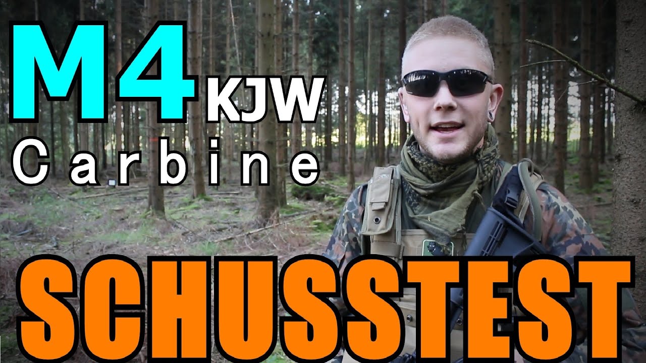 KJW M4 Carbine -  GBB Schusstest - GsP Airsoft HD+