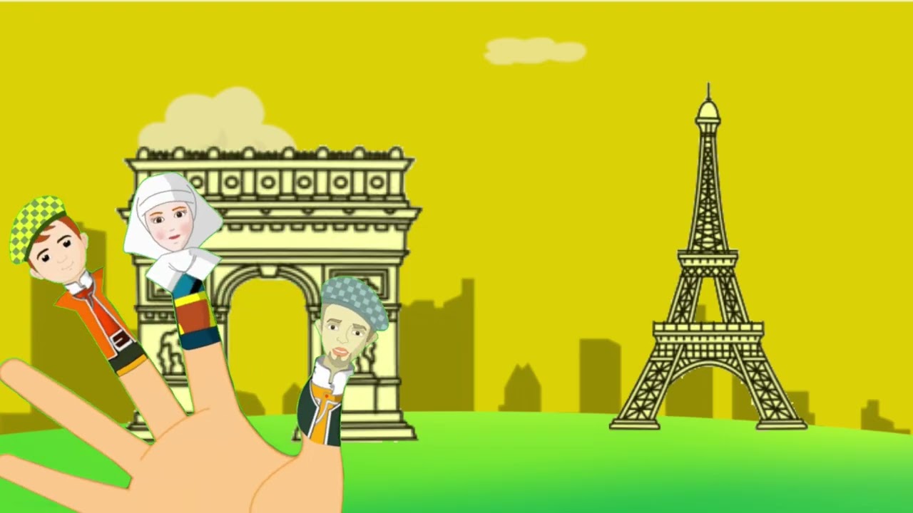 Finger Family French Family | Nursery Rhymes & Songs For Children