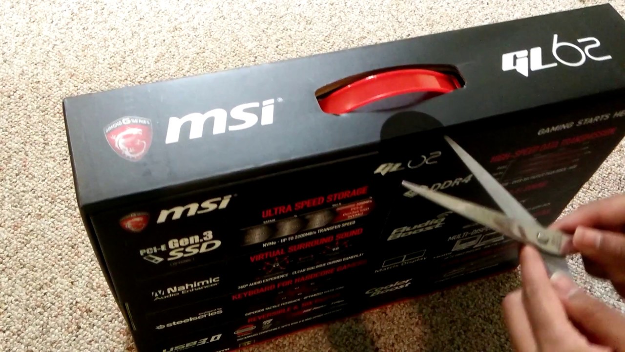MSI GL62 6QF-628 Gaming Laptop Unboxing and Review (Intel Core i5, 1TB, GTX 960M, 8GB)
