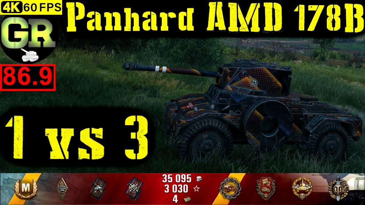 87_World of Tanks Panhard AMD 178B WoT Replay - 7 Kills 2.9K DMG(Patch 1.4.0)