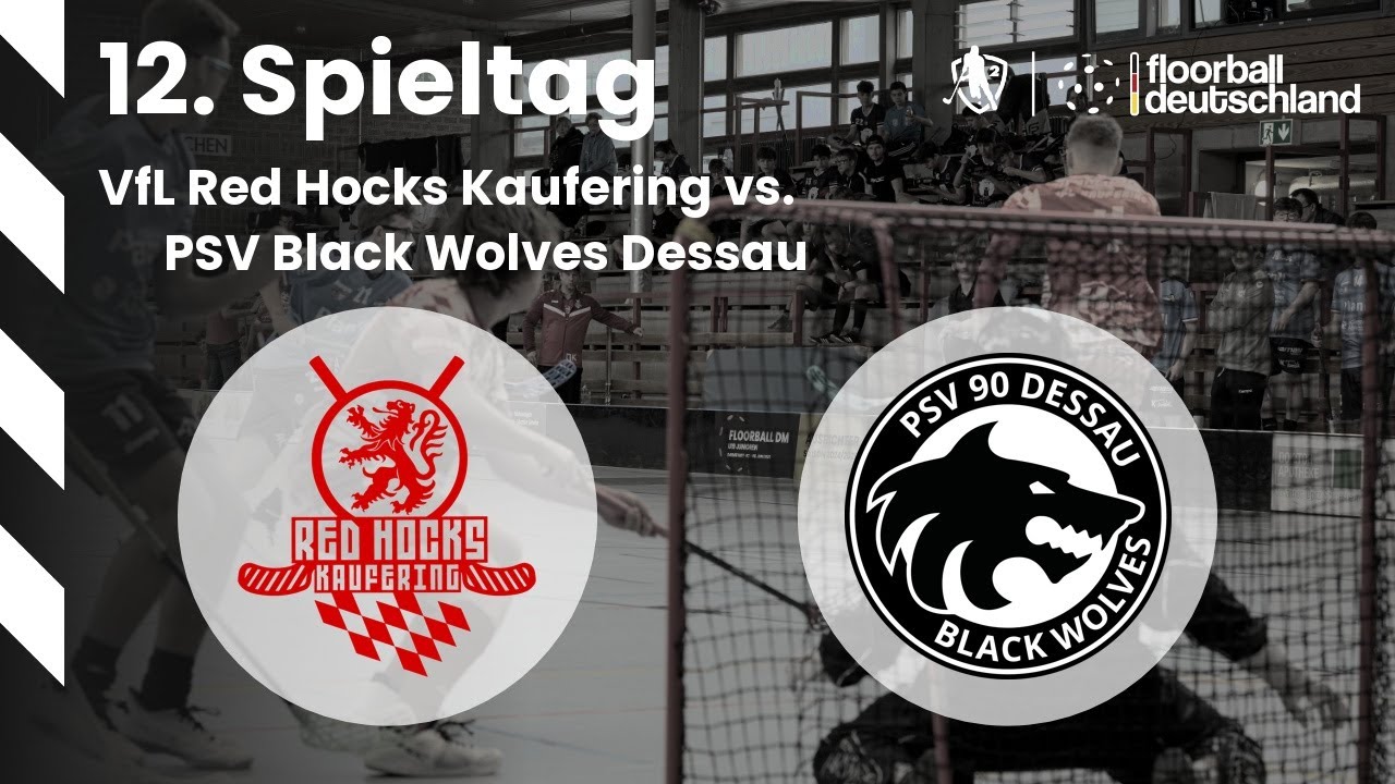 60 | VfL Red Hocks Kaufering vs. PSV Black Wolves Dessau | 12. Spieltag - 25.01.2026