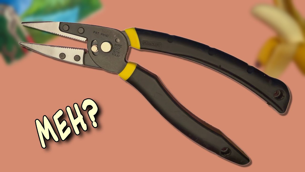 A Quick Overview of Some Weird Pliers - Stanley MaxGrip 9