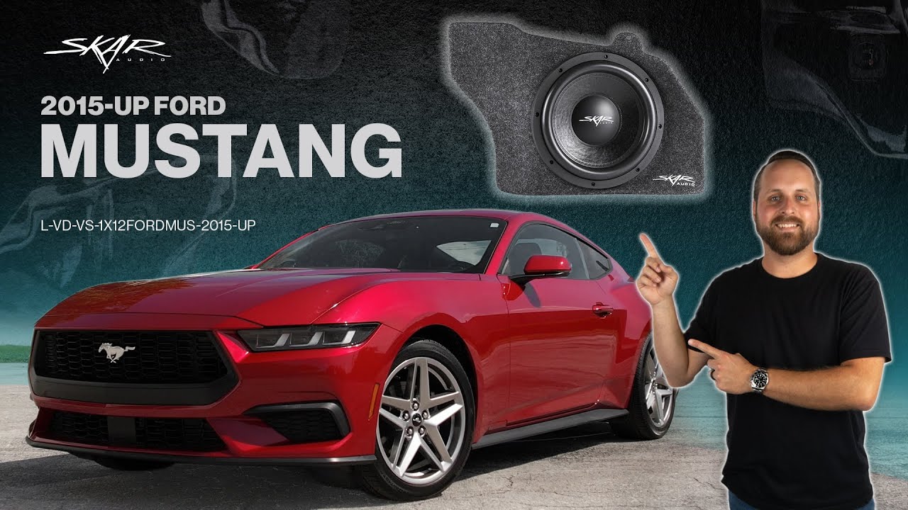 Ford Mustang Bass Upgrade the Easy Way | Skar Audio Subwoofer Enclosure Install Video