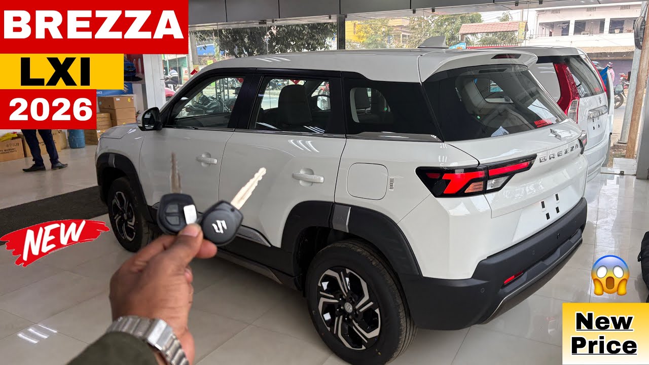 New Maruti Brezza LXI✅ New OnRoad Price🔥2025 Maruti Brezza Base Model Mileage Details & Review&rsquo;s