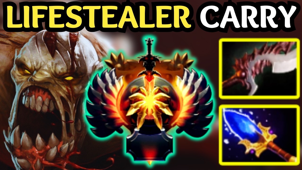 🔥 8000 MMR UNSTOPPABLE LIFESTEALER Carry — One Rage, GG 🔥 Dota 2 Gameplay