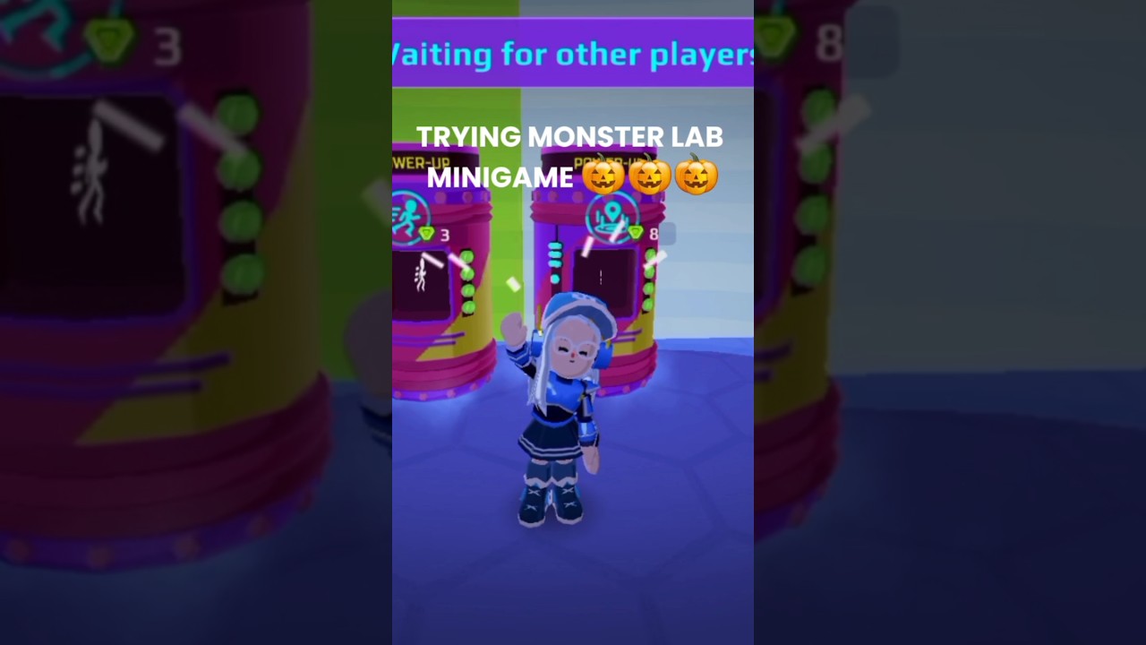 Trying Monster lab minigame in PK XD halloween update 🎃🎃⁉️ | clowpkxd 