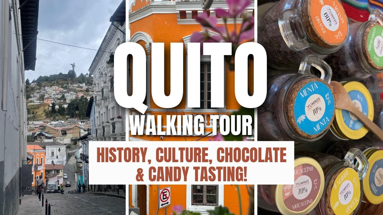 Quito Walking Tour | Traditional Candy, Chocolate Tasting & More! [VLOG 1]