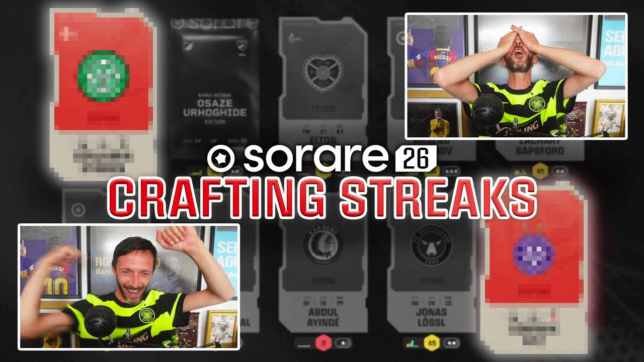 IS MY SORARE HOT STREAK STRATEGY WORKING?? HUGE CRAFT DRAWS