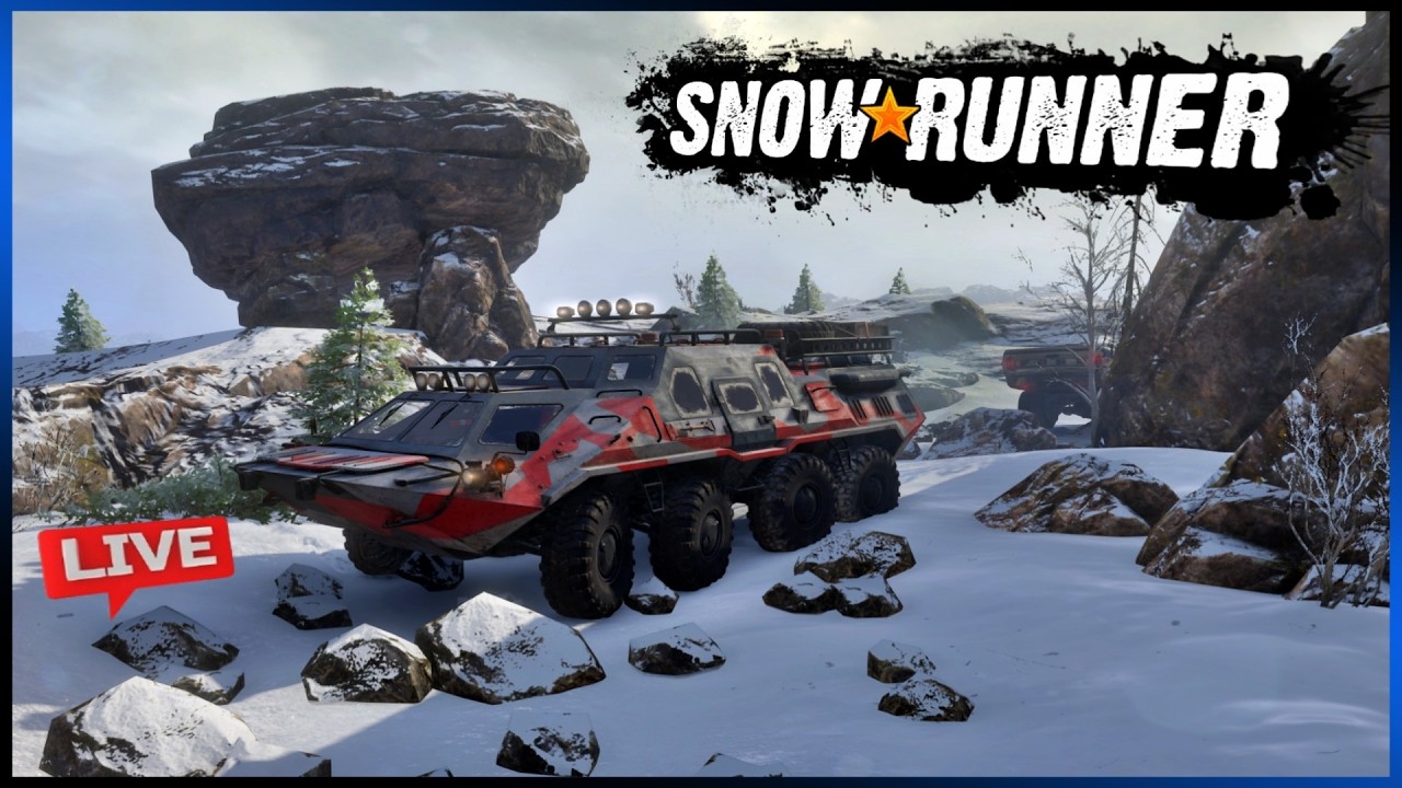 Neve Até o Pescoço! Península de Kola - SnowRunner - PXN V99