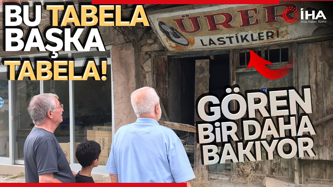 Bu Tabela 68 Yıl Önce Yapıldı, 3 Boyutlu Özelliğiyle Dikkat Çekiyor