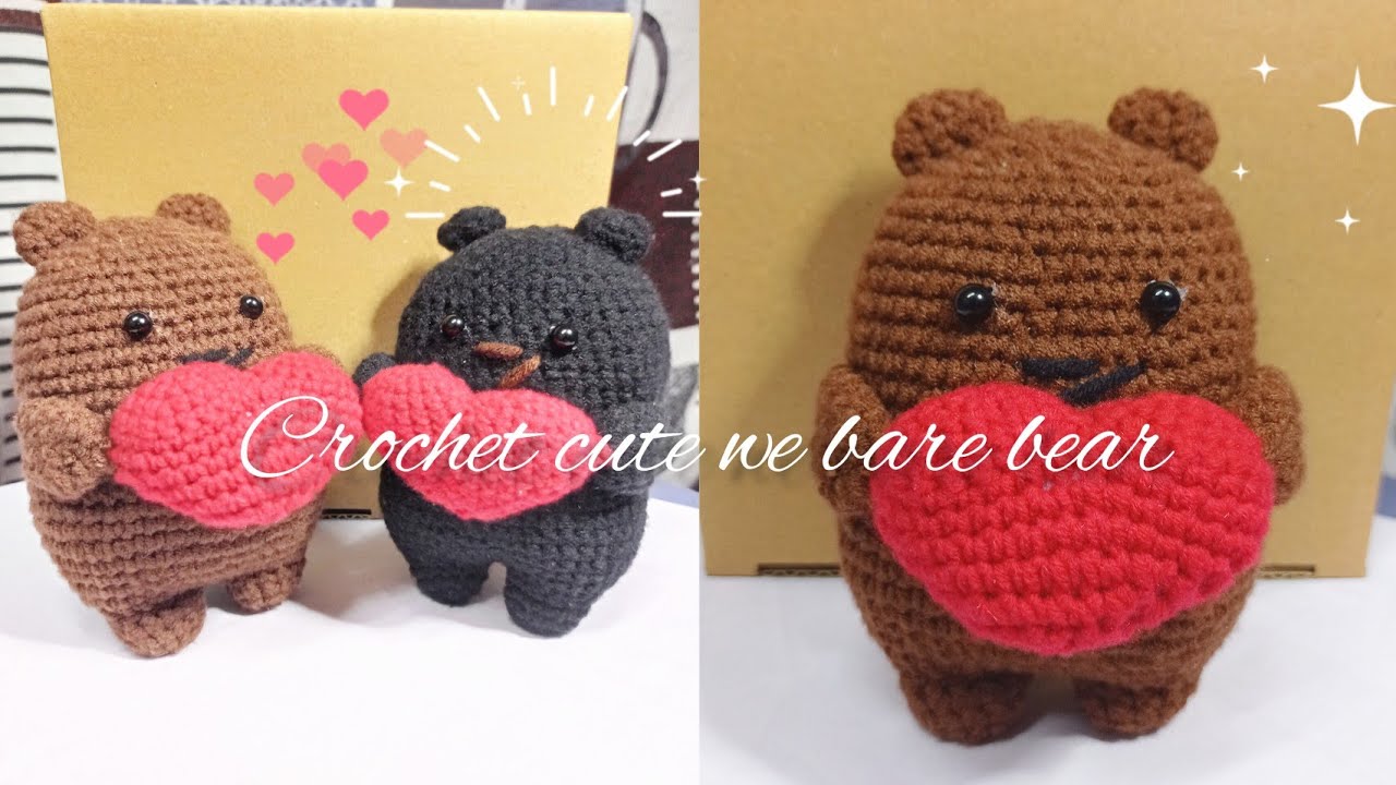 ချစ်စရာ we bare bearအရုပ်ထိုးနည်း/Amigurumi