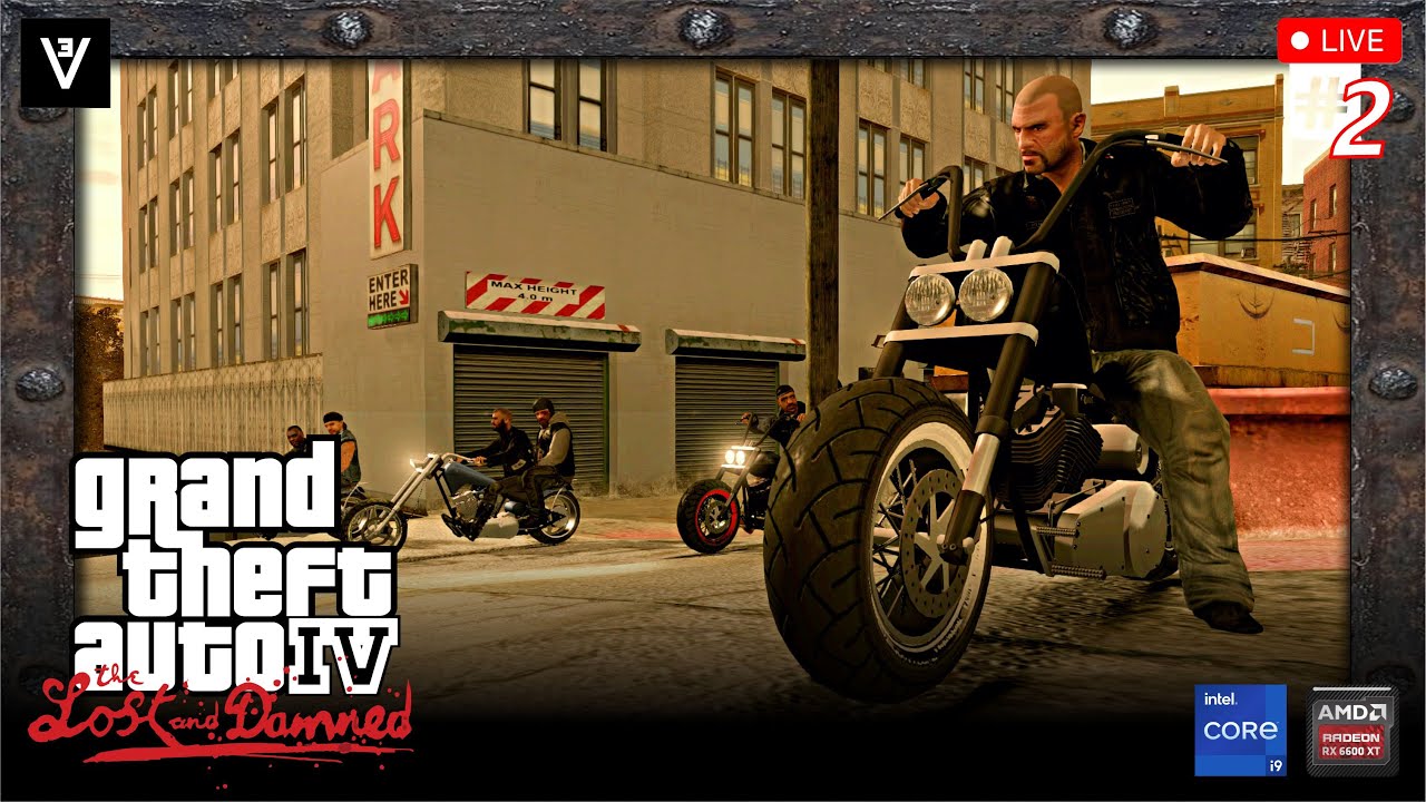 🔴Grand Theft Auto IV: The Lost and Damned #2※RESHADE※(i9 12900H & RX6600XT) #2026