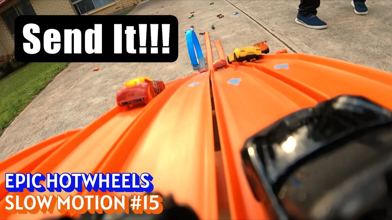 Send It - Epic Hotwheels Slow Motion Compilation 15