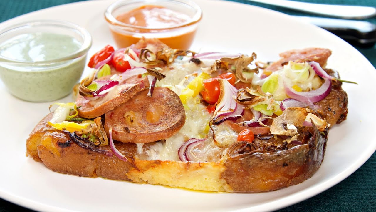 Crispy Smashed Potatoes Pizza.🍕 (No Flour!)