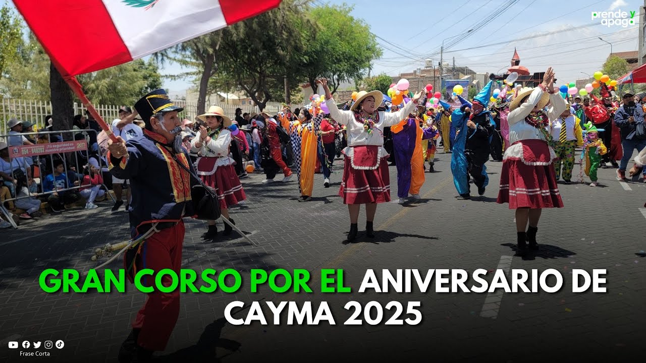 Arequipa: Gran Corso por el 202 aniversario del distrito de Cayma - 2025