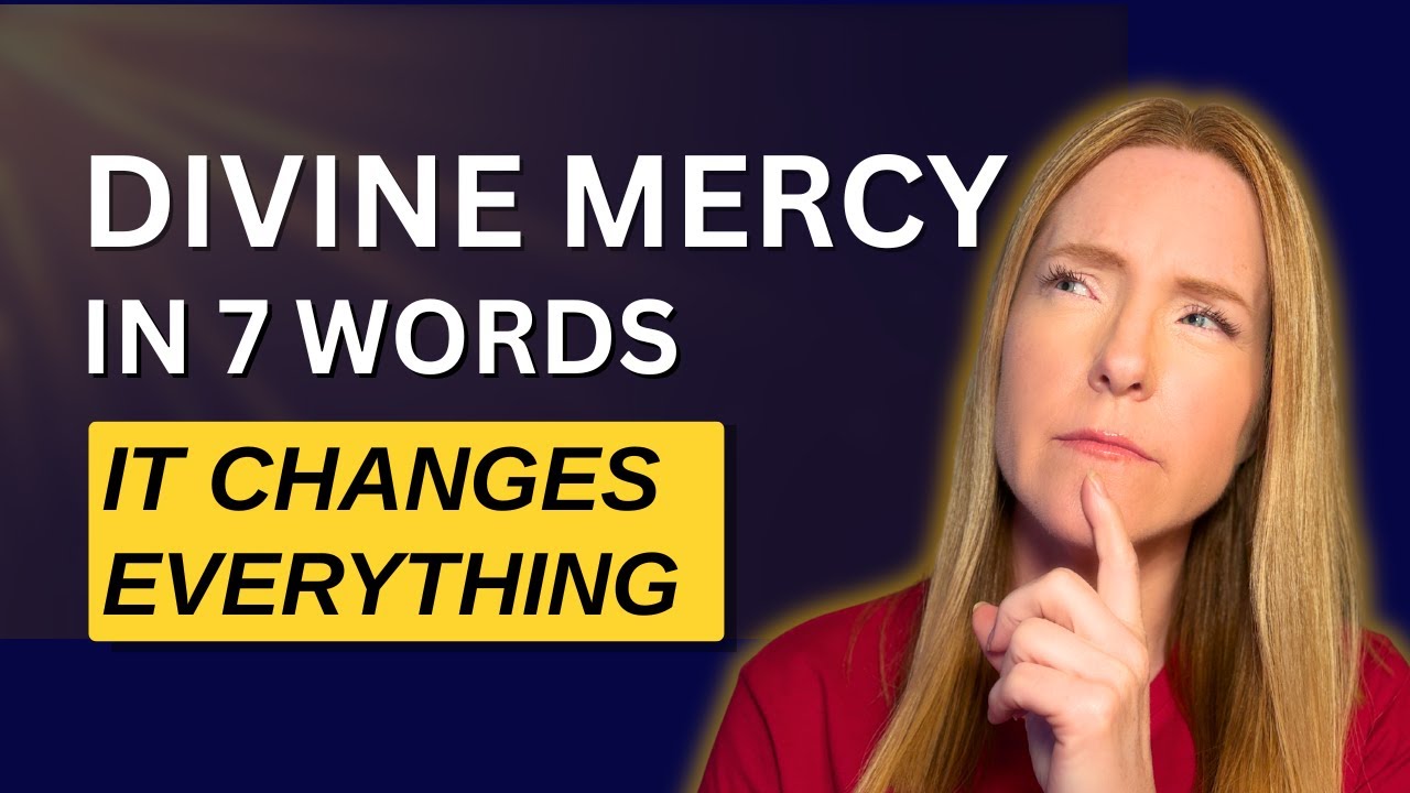 🕊️ God’s Mercy in 7 Words — A Powerful Chaplet Reflection