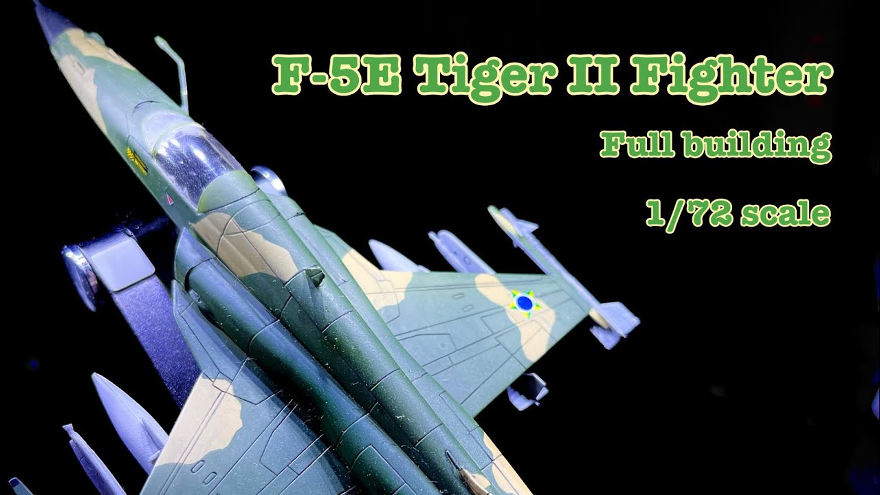 ประกอบโมเดล F-5E II Tiger Fighter 1/72scale #scalemodel #plasticmodel #tamiya