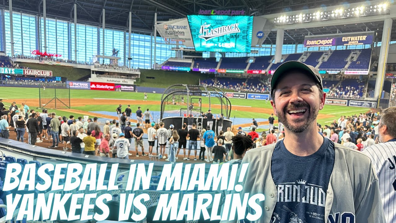 Baseball in Miami! Yankees vs Marlins at Loandepot Park