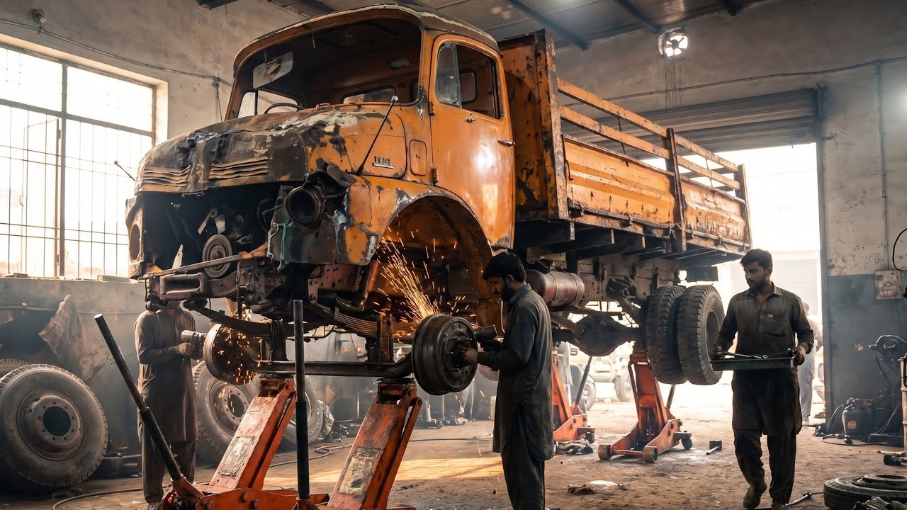 How Mercedes Truck Are Restore | Only Can Fix by Pakistani Mechanics