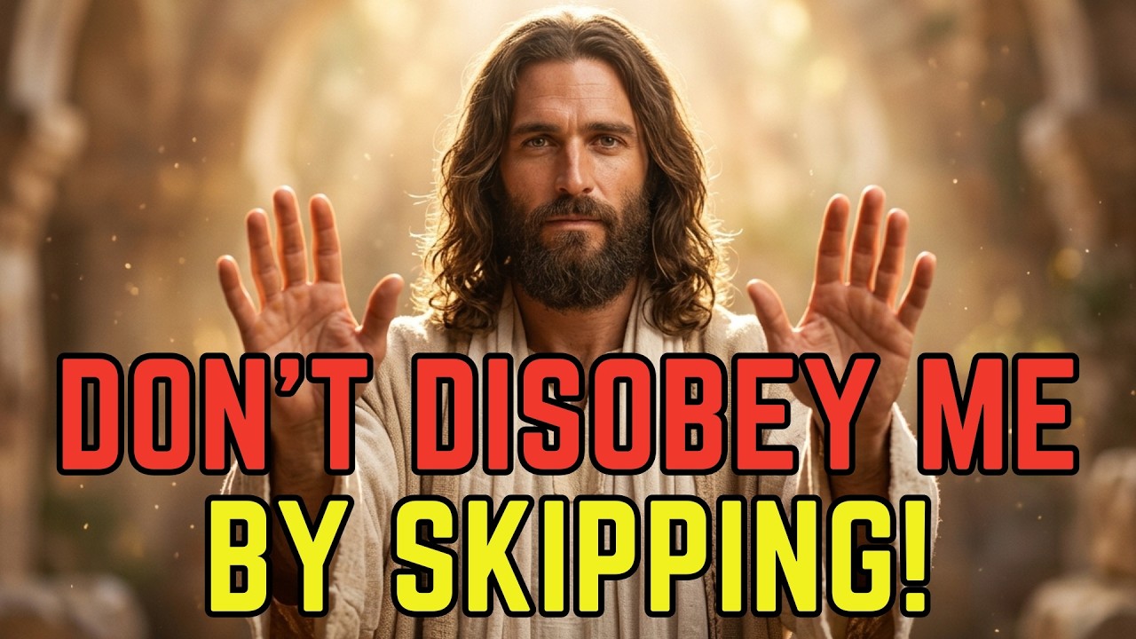 🛑 God Says: Don&rsquo;t Disobey Me By Skipping This Message Today