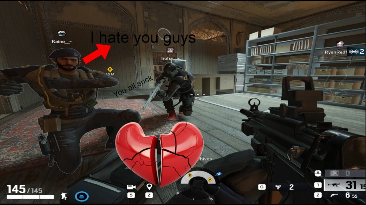 Rainbow 6 Siege destroys friendships