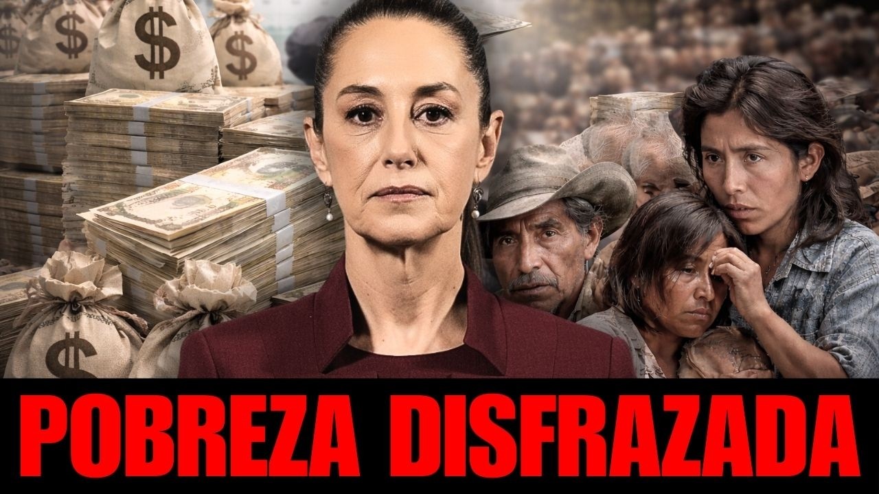Así Sheinbaum MAQUILLA la POBREZA en México