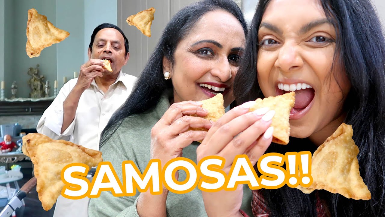 Cooking Samosas with the Pandu's | Deepica Mutyala
