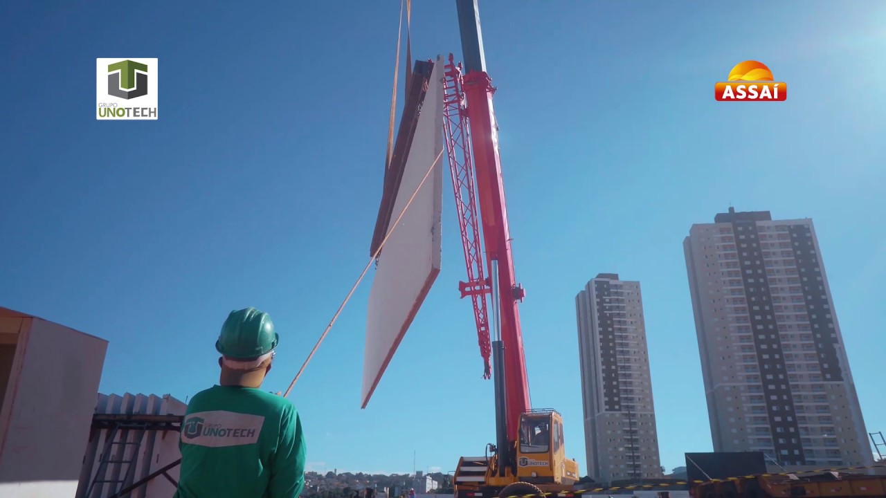 OBRA ASSAÍ ATACADISTA ANÁPOLIS - GRUPO UNOTECH - 87 DIAS DE OBRA - 2019 - TIME LAPSE