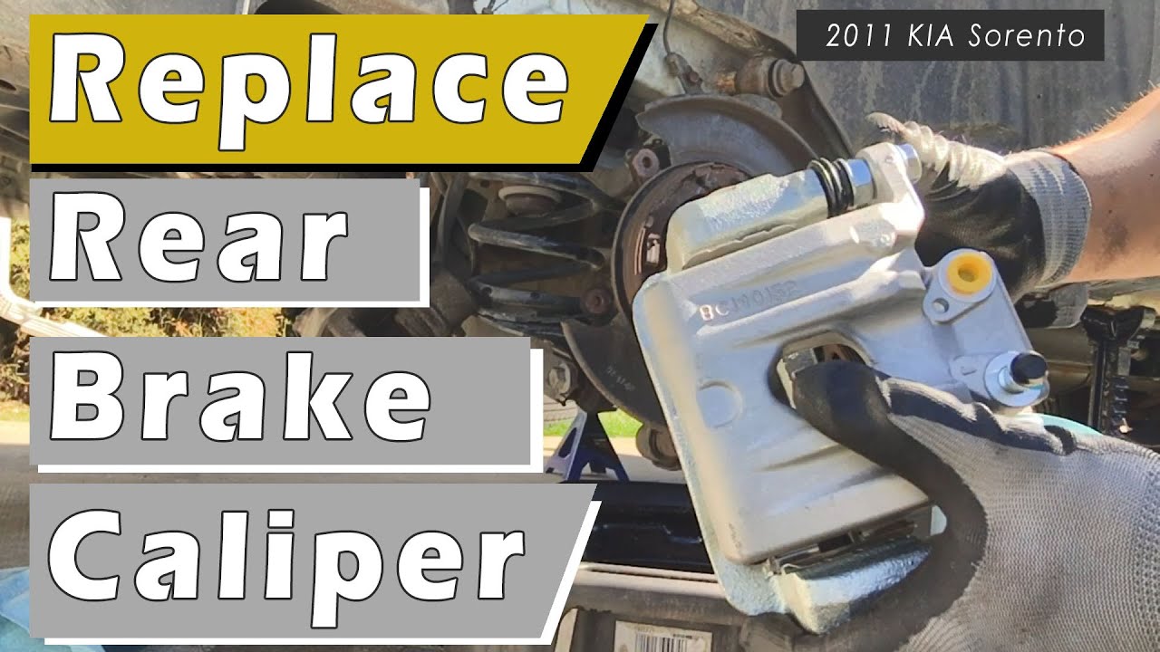 Replace Rear Brake Caliper: 2011 KIA Sorento