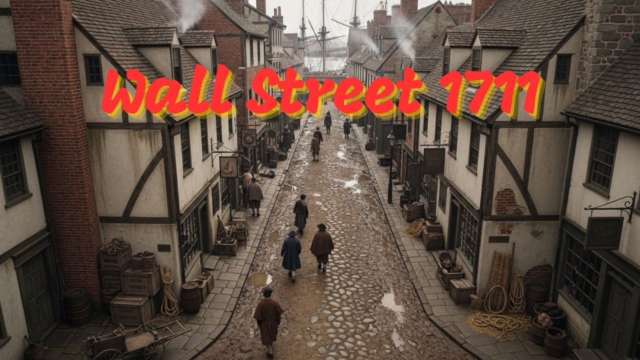 What Wall Street Looked Like in 1711 | AI Reconstruction