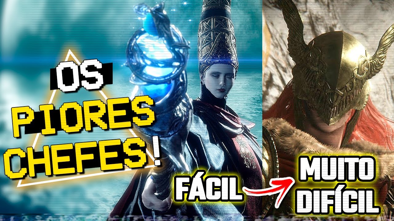 Os CHEFES mais DIFÍCEIS de Elden Ring! Do mais FÁCIL ao mais DIFÍCIL!