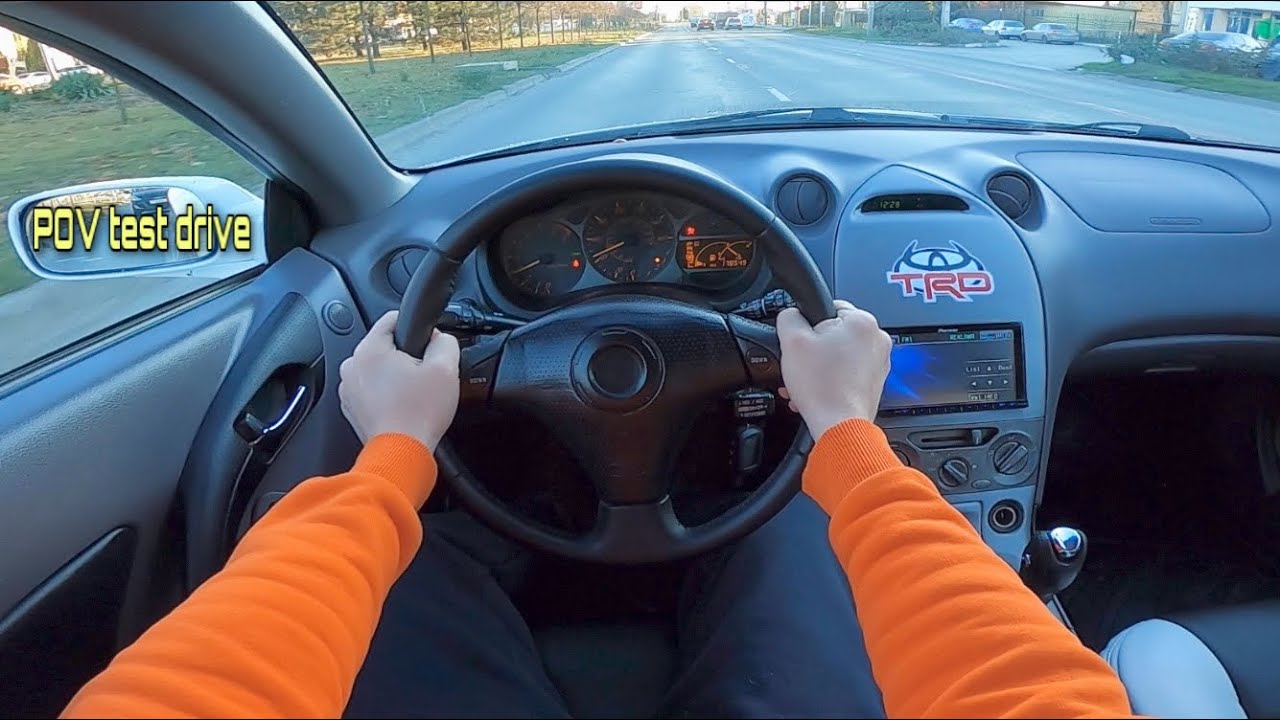 2000 Toyota Celica 7 T 230 (1.8 AT 143HP) POV test drive