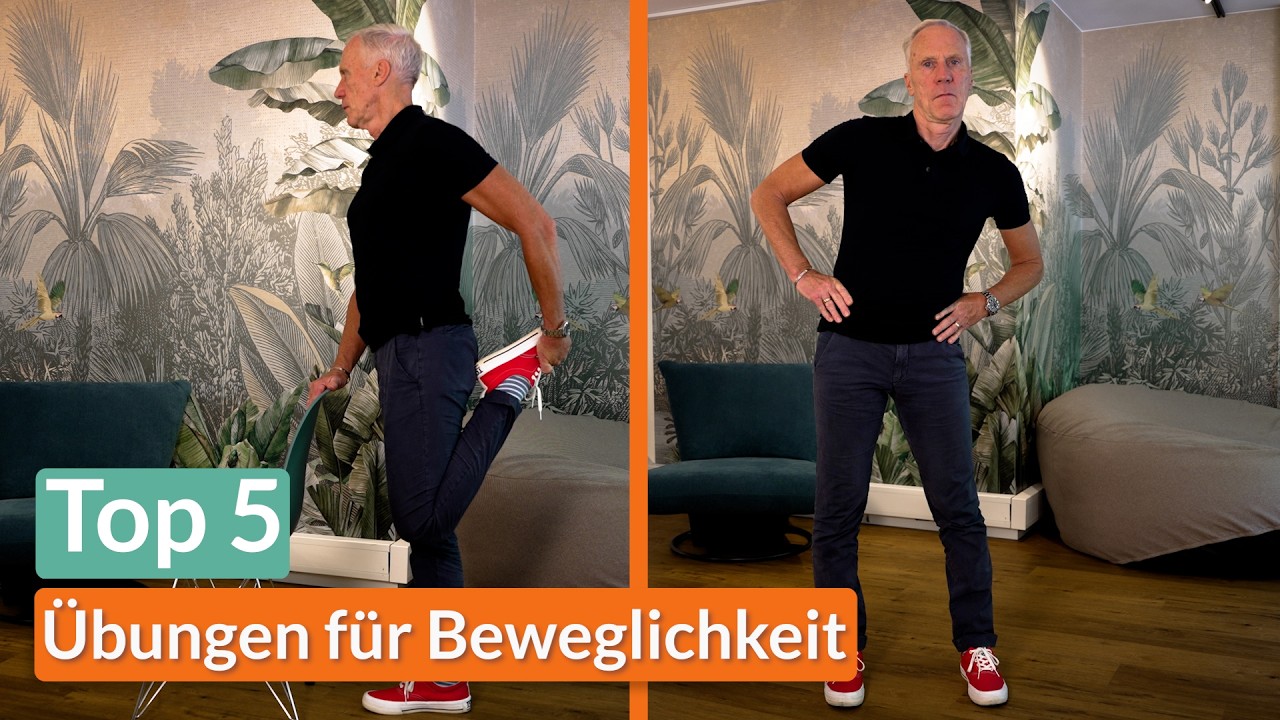 Mit diesen Übungen wirst du BEWEGLICHER | Top 5