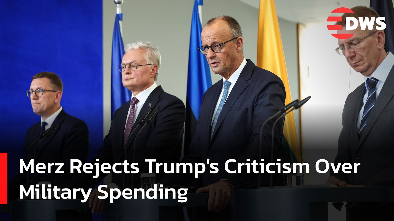 Friedrich Merz Responds as Trump Questions Germany's Defence Spending | DWS News | AC1C