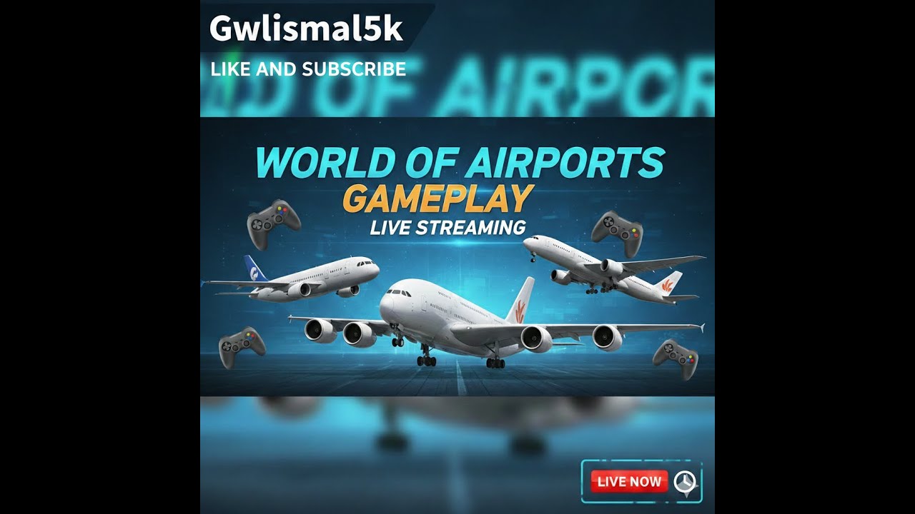 Virtual Airplanes: Friday night World of Airport Live Streaming with Me 😎