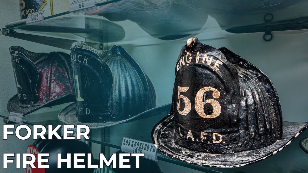 This Fire Helmet Was Made From a Crashed Plane?! | The Forker Fire Helmet