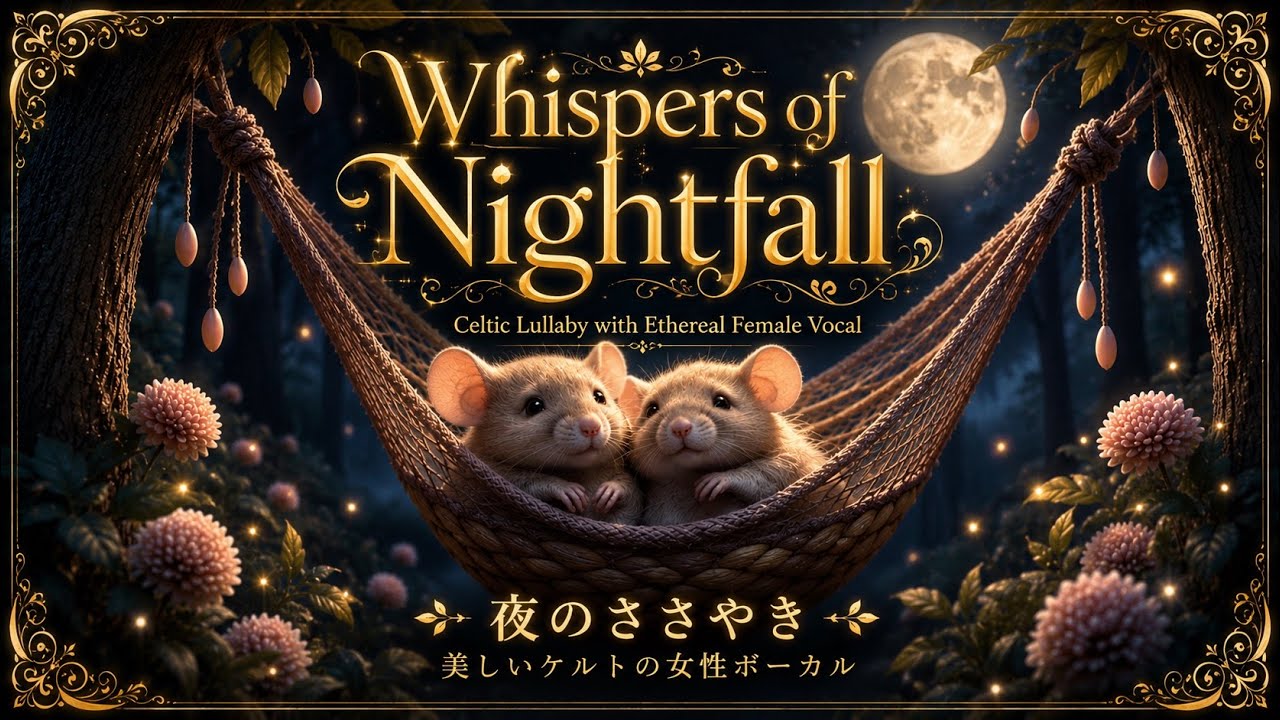 Whispers of Nightfall – Celtic Lullaby with Ethereal Female Vocal🌿夜のささやき🕊️美しいケルトの女性ボーカル